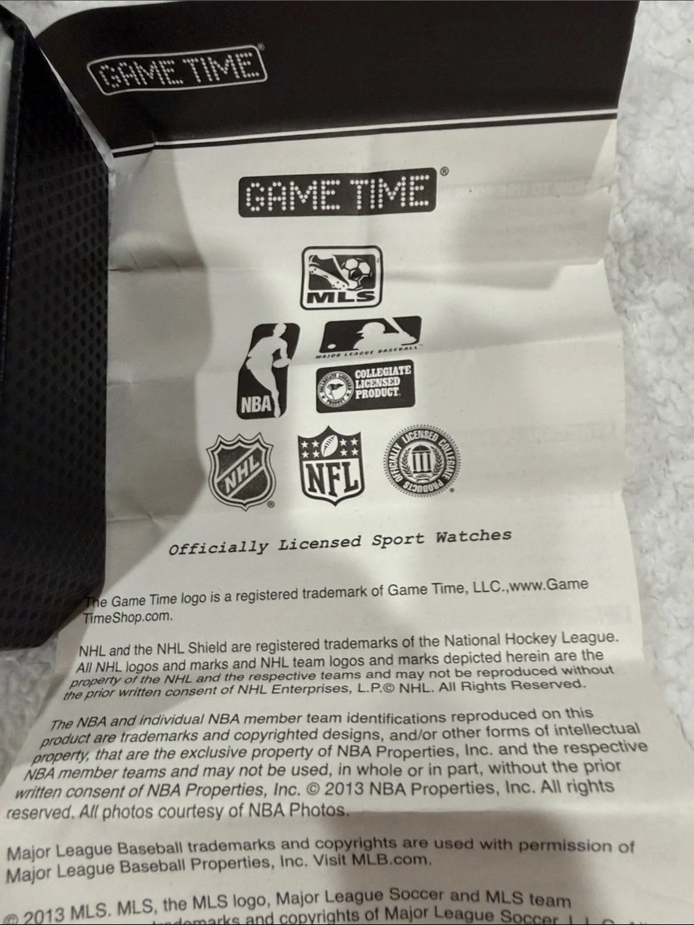 Game Time Silver Men's Watch with Blue Dial featuring NY Logo